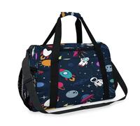 Sac de voyage astronaute vaisseau spatial fusée pour filles, garçons, femmes, hommes, astronaute, week-end, sac à bandoulière pour voyage, sport, gym
