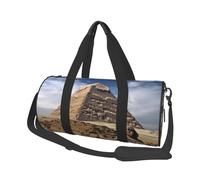 Sac de voyage avec arche à Majorque Espagne, sac de nuit pour homme et femme, grande capacité, sac de sport, sac fourre-tout en toile pour voyage, yoga, Pyramides d'Égypte., Taille unique