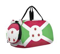 Sac de voyage avec drapeau des îles Vierges britanniques pour filles, sac de voyage, sac de voyage, sac de sport pour garçons, Drapeau du Burundi, Classique
