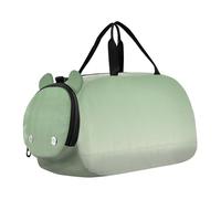 Sac de voyage avec drapeau des îles Vierges britanniques pour filles, sac de voyage, sac de voyage, sac de sport pour garçons, Dinosaure Vert Floral Blanc Dégradé, Classique