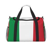 Sac de voyage avec drapeau italien, sac de week-end pour homme et femme, adapté pour les voyages et les activités de plein air