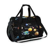 Sac de voyage avec imprimé galaxie solaire pour filles, garçons, femmes, hommes, planètes, w nd, sac à bandoulière pour voyage, sport, gym