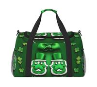 Sac de voyage avec imprimé Happy St. Patrick's Day - Grand espace - 50 x 33 x 25,9 cm - Élégant sac fourre-tout pour salle de sport