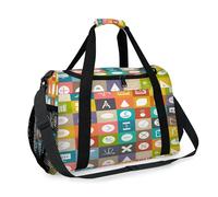 Sac de voyage avec panneau d'éducation mathématique pour filles, garçons, femmes, hommes, week-end, sac à bandoulière, sac à main pour voyage, sport, gym