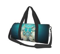 Sac de voyage avec poche et sangle réglable - Motif attrape-rêves blanc - Pour homme et femme - Noir - Taille unique, Noir , Taille unique, Mode