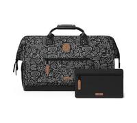 Sac de voyage - CABAIA - Adventurer All Over - Noir et blanc - 40L - Déperlant