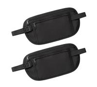 Sac De Voyage Caché 2 Pièces, Sac De Taille Invisible Ultra-Mince, Sac Antivol Personnel pour Les Voyages, Sac De Ceinture De Sport, Adapté Aux Voyages, À La Course en Plein Air.