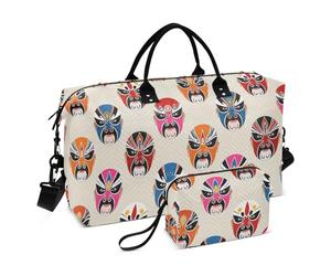 Sac de voyage chinois unique pour maquillage du visage de l'opéra de Pékin, sac de voyage, sac de gym avec sangle réglable pour le sport, étanche, bolsa para viajar en Avion de Mujer