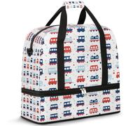 Sac de voyage Color Train pour femmes et hommes, sac de week-end, sac fourre-tout pliable et séparé, 47 l pour le sport, la gym, le yoga, couleur, 47 L, Organiseur de sac