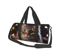 Sac de voyage coloré baleine sur arc-en-ciel sac de nuit pour homme femme grande capacité sac de sport sac fourre-tout en toile pour voyage yoga, Lumières de Noël suspendues pour chat, Taille unique
