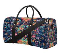 Sac de voyage coloré en forme d'animal bohème pour femmes, hommes, filles, garçons, week-end, sac fourre-tout de 22,7 L, sac fourre-tout pour le sport, la gym, le yoga, couleur, 22.7L, Organiseur de