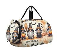 Sac de voyage coloré pour garçons - Tortues de mer - Sac de voyage coloré pour filles, Nain d'Halloween ludique automne, Classique