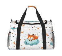 Sac de voyage compact résistant à l'eau Motif Fox Cub Pour le sport, la gym et le w nd pour homme et femme