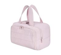 Sac de voyage cosmétique - support de maquillage portable avec poignée, étui de kit de beauté spacieux | Organisateur de salle de bain lavable, dopp dopp pour les soins de la peau, insérer un sac à ma