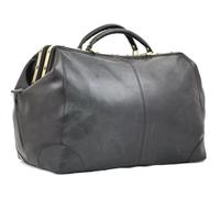 Sac de voyage Cuir de vachette DILIGENCE - Noir