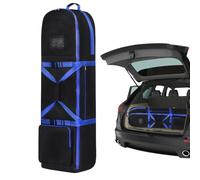 Sac de voyage de golf - 130 x 37 x 25 cm Sac de golf pour compagnie aérienne avec roues en nylon imperméable pour charges lourdes | Sacs de voyage pour club de golf compagnies aériennes | B´orsa D´a