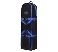 Sac de voyage de golf, organiseur de club pliable avec roulettes, 130 x 37 x 25 cm, protection rembourrée et poignée de transport facile, idéal pour les voyages en avion, les activités en plein air