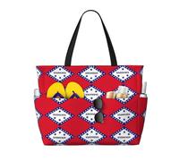 Sac de voyage de grande capacité avec imprimé drapeau de l'État de l'Arkansas pour femme, sac fourre-tout de plage, sac de sport, pour voyage, gym, vacances