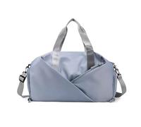 Sac de voyage de grande capacité, sac de sport, sac à bandoulière, sac fourre-tout de gym, sac de nuit avec compartiment à chaussures et poche humide, bleu clair, Taille unique, Bohémien