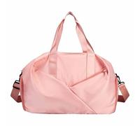 Sac de voyage de grande capacité, sac de sport, sac à bandoulière, sac fourre-tout de gym, sac de nuit avec compartiment à chaussures et poche humide, rose, Taille unique, Bohémien