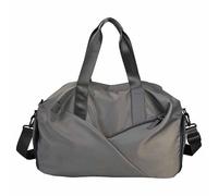 Sac de voyage de grande capacité, sac de sport, sac à bandoulière, sac fourre-tout de gym, sac de nuit avec compartiment à chaussures et poche humide, gris, Taille unique, Bohémien