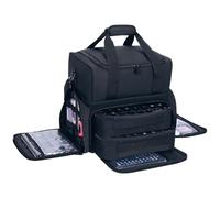 Sac De Voyage De Kit D'ongles - Étui De Rangement En Vernis À Ongles, Organisateur Cosmétique | Sac De Grande Capacité Pour 70 Bouteilles Avec Support Réglable, Emplacement Et Sangle De Lampe À Ongles