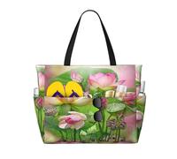 Sac de voyage de plage de grande capacité 30 L, Spirit of The Lotus, sac de voyage, sac fourre-tout pour homme et femme, Noir , Large Capacity Beach Travel Bag, Sac à vêtements de voyage