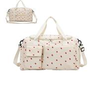 Sac de voyage de salle de sport - Organiseur de grande capacité - Compartiment de rangement pour chaussures - Porte-équipement d'entraînement léger - Accessoire d'entraînement polyvalent pour femmes