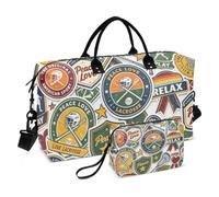 Sac de voyage décoratif vintage pour casque de crosse | Sac fourre-tout de gym avec sangle réglable, pour salle de sport, grande capacité, bolsos para viaje