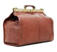 Katana - Sac de Voyage en Cuir Doctor Bag - Marron - 52 x 38 x 25 cm