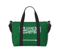 Sac de voyage drapeau de l'Arabie Saoudite 40 L, avec sangle réglable, idéal pour la gym, le sport, la pêche, la chasse, les voyages