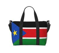 Sac de voyage Drapeau du Soudan du Sud 40 L, avec sangle réglable, idéal pour la gym, le sport, la pêche, la chasse, les voyages