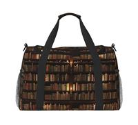 Sac de voyage élégant avec fermeture éclair étanche pour bibliothèque, bibliothèque, livre imprimé
