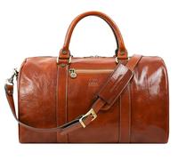 Sac de Voyage en Cuir fabriqué à la Main en Italie - Sac de Week-End pour Femmes - Raffiné & élégant - Time Resistance
