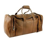 Sac de voyage en cuir HAROLD'S - modèle 54 cm - couleur cognac