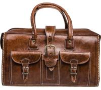Sac de voyage en cuir marocain Safara - Petit modèle