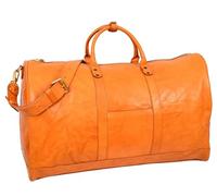 Sac de voyage en cuir végétal véritable, grand sac fourre-tout avec bandoulière réglable, cendrier, peau, L, Sac fourre-tout vintage