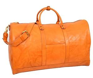 Sac de voyage en cuir végétal véritable, grand sac fourre-tout avec bandoulière réglable, cendrier, peau, L, Sac fourre-tout vintage