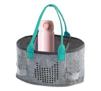Sac de voyage en feutre, sac de transport, sac de rangement, plateau de voyage, étui de clavier, accessoires d'instruments de musique, léger et portable pour banques électriques, bleu, voir