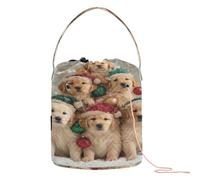 Sac de voyage en forme d'arbre de Noël avec des chapeaux et des chapeaux - Sac de voyage pour outils de crochet - Accessoire de voyage