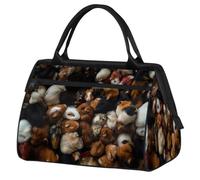 Sac de voyage en forme de cochon d'Inde pour femmes, hommes, enfants, garçons, filles, week-end, sac fourre-tout de 24 L pour sport, gym, yoga, couleur, Big, Organiseur de sac