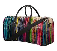 Sac de voyage en forme de crosse de hockey pour femmes, hommes, filles, garçons, week-end, 22,7 L, bagage cabine, sac fourre-tout pour sport, gym, yoga, couleur, 22.7L, Organiseur de sac