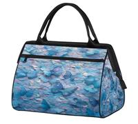 Sac de voyage en forme de papillons 3D pour femmes, hommes, enfants, garçons, filles, week-end, sac fourre-tout de 24 L, sac fourre-tout pour sport, gym, yoga, couleur, Big, Organiseur de sac