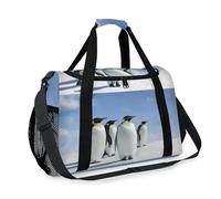 Sac de voyage en forme de pingouin de l'Antarctique pour filles, garçons, femmes, hommes, sac de week-end, sac à bandoulière pour voyage, sport, gym