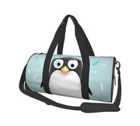 Sac de voyage en toile pour homme et femme - Grande capacité - Sac fourre-tout pour voyage, yoga, Adorable pingouin., Taille unique