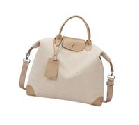 Sac de voyage ergonomique en toile pour court voyage, gym, sac à bandoulière de grande capacité, sac à main de sport, organiseur de voyage compact, kaki, Beauté de masse