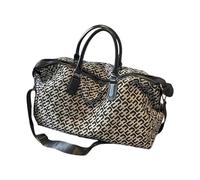 Sac de voyage essentiel avec fermetures éclair pour femme, grand sac à main de voyage pour le travail décontracté, Couleur : noir.