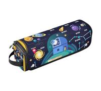 Sac de voyage et tapis résistant à la chaleur pour outils de coiffure pour fer plat, outils chauds et accessoires de soins capillaires, galaxie, planètes solaires, Pluton, Vénus, Mars, Jupiter,