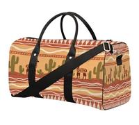 Sac de voyage ethnique cactus alpaga, sac de sport, sac de sport, sac de sport, sac de sport, sac de voyage, sac de voyage, sac de voyage pliable pour gym, voyage, escapade, sports de plage