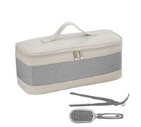 Sac de voyage, étui de transport de grande capacité pour sèche-cheveux, sac de voyage bien conçu pour les voyages, sèche-cheveux et lisseurs
